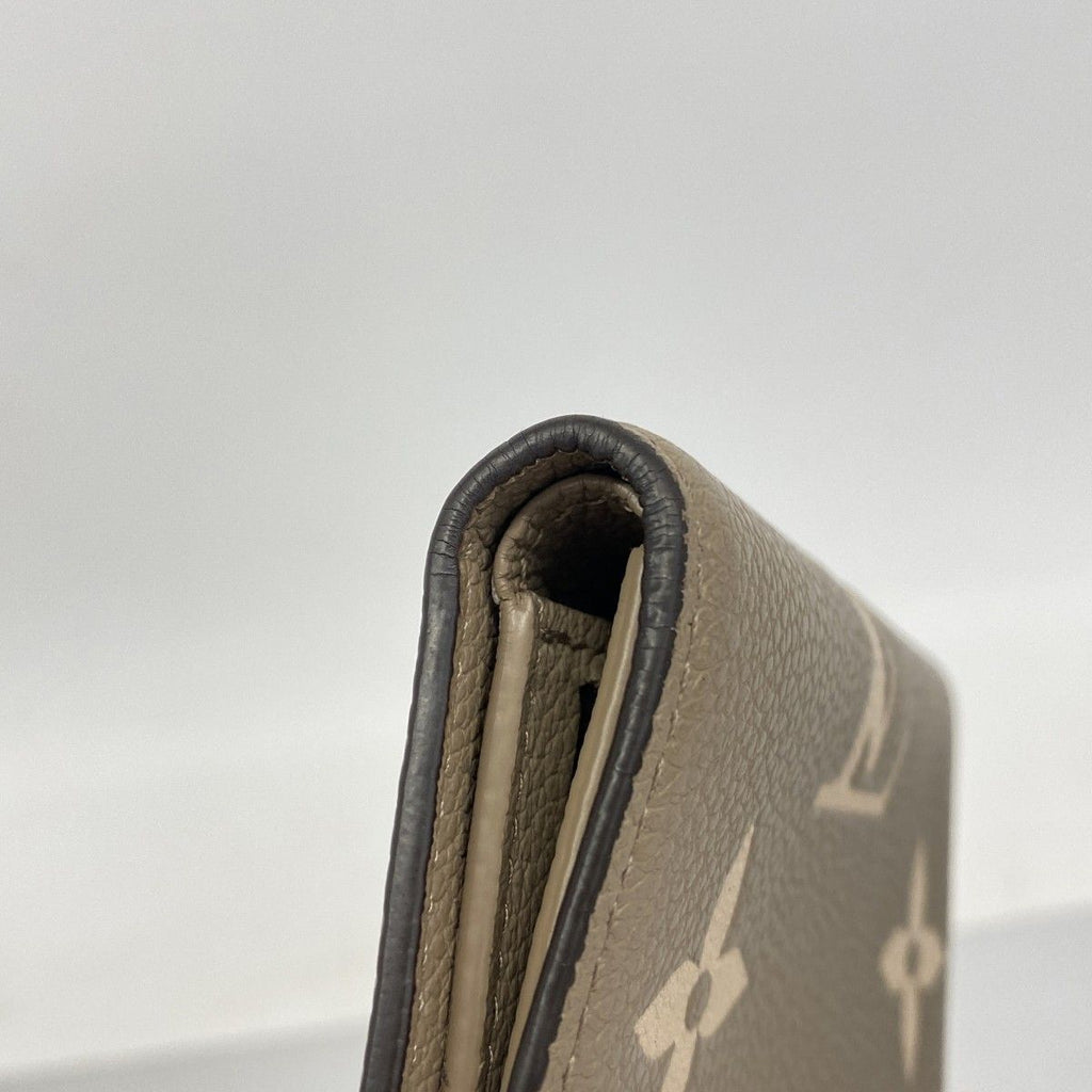 Louis Vuitton Trifold Wallet Monogram Empreinte Bicolor Portefeuille Victorine — view 6