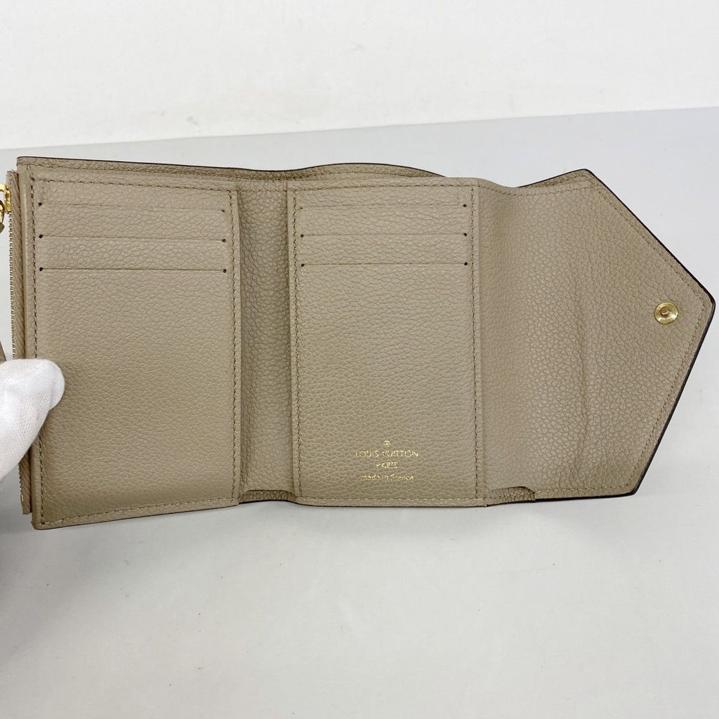 Louis Vuitton Trifold Wallet Monogram Empreinte Bicolor Portefeuille Victorine — view 3