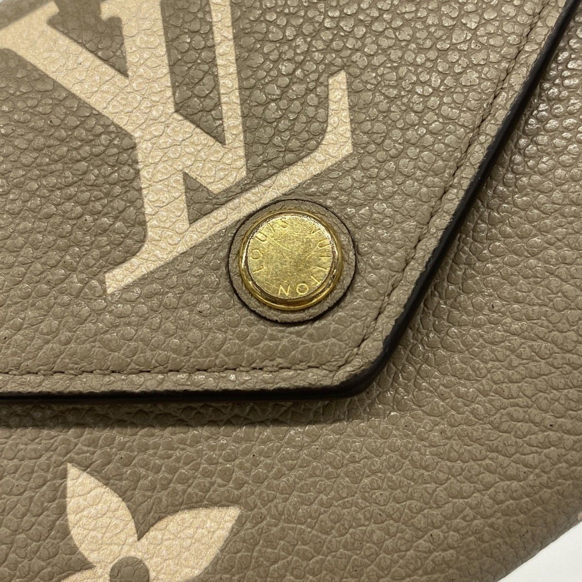 Louis Vuitton Trifold Wallet Monogram Empreinte Bicolor Portefeuille Victorine — view 7