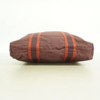 Hermes Tote Fourre Tout Cabas Canvas Bordeaux — view 3