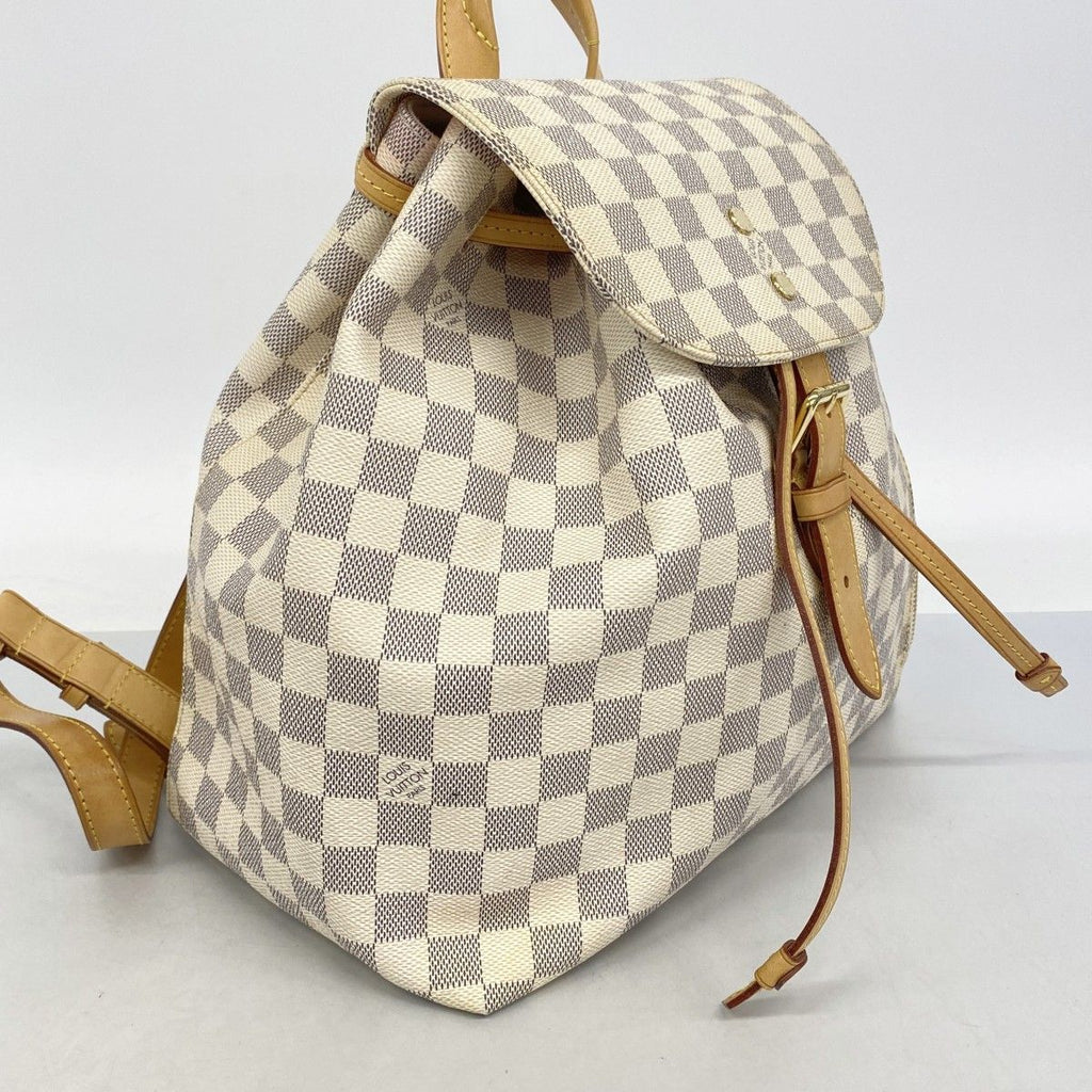 Louis Vuitton Backpack Damier Azur Sperone White — view 2