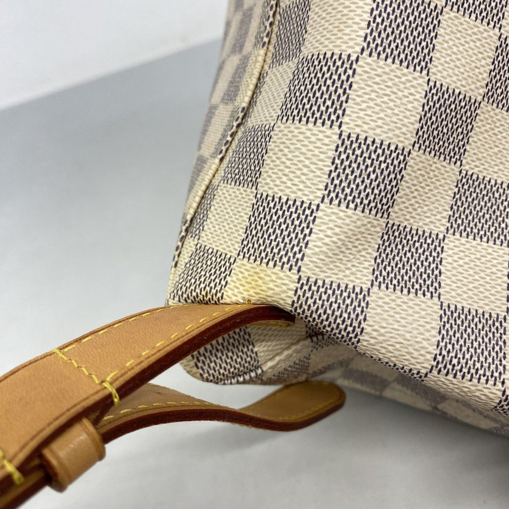 Louis Vuitton Backpack Damier Azur Sperone White — view 8