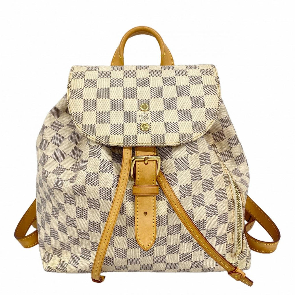 Louis Vuitton Backpack Damier Azur Sperone White