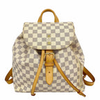 Louis Vuitton Backpack Damier Azur Sperone White