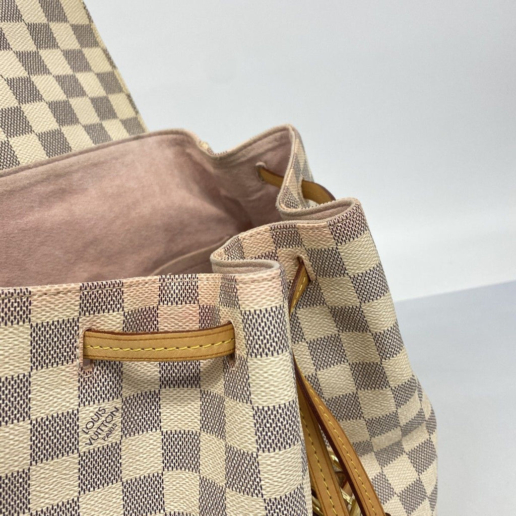 Louis Vuitton Backpack Damier Azur Sperone White — view 6