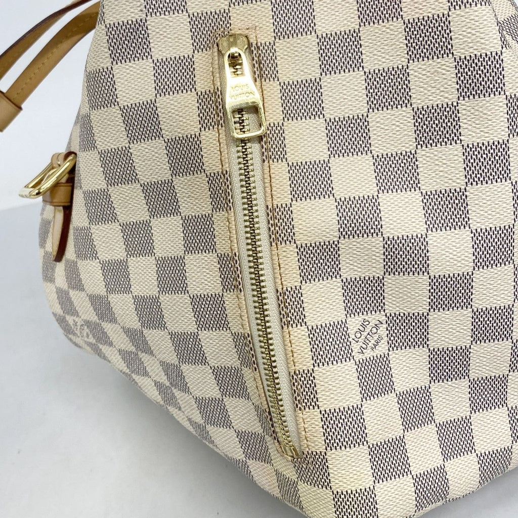 Louis Vuitton Backpack Damier Azur Sperone White — view 7