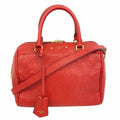 Louis Vuitton Handbag Monogram Empreinte Speedy Bandouliere 25 NM Cerise 2-Way