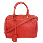Louis Vuitton Handbag Monogram Empreinte Speedy Bandouliere 25 NM Cerise 2-Way