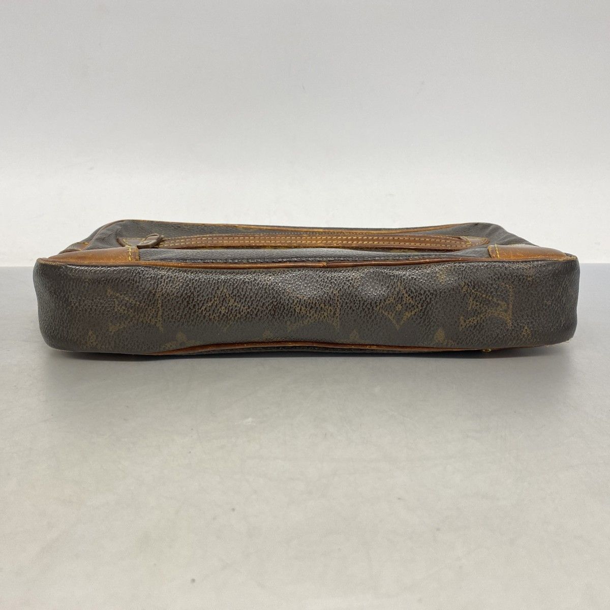 Louis Vuitton Clutch Monogram Marly Dragonne GM Brown — view 3