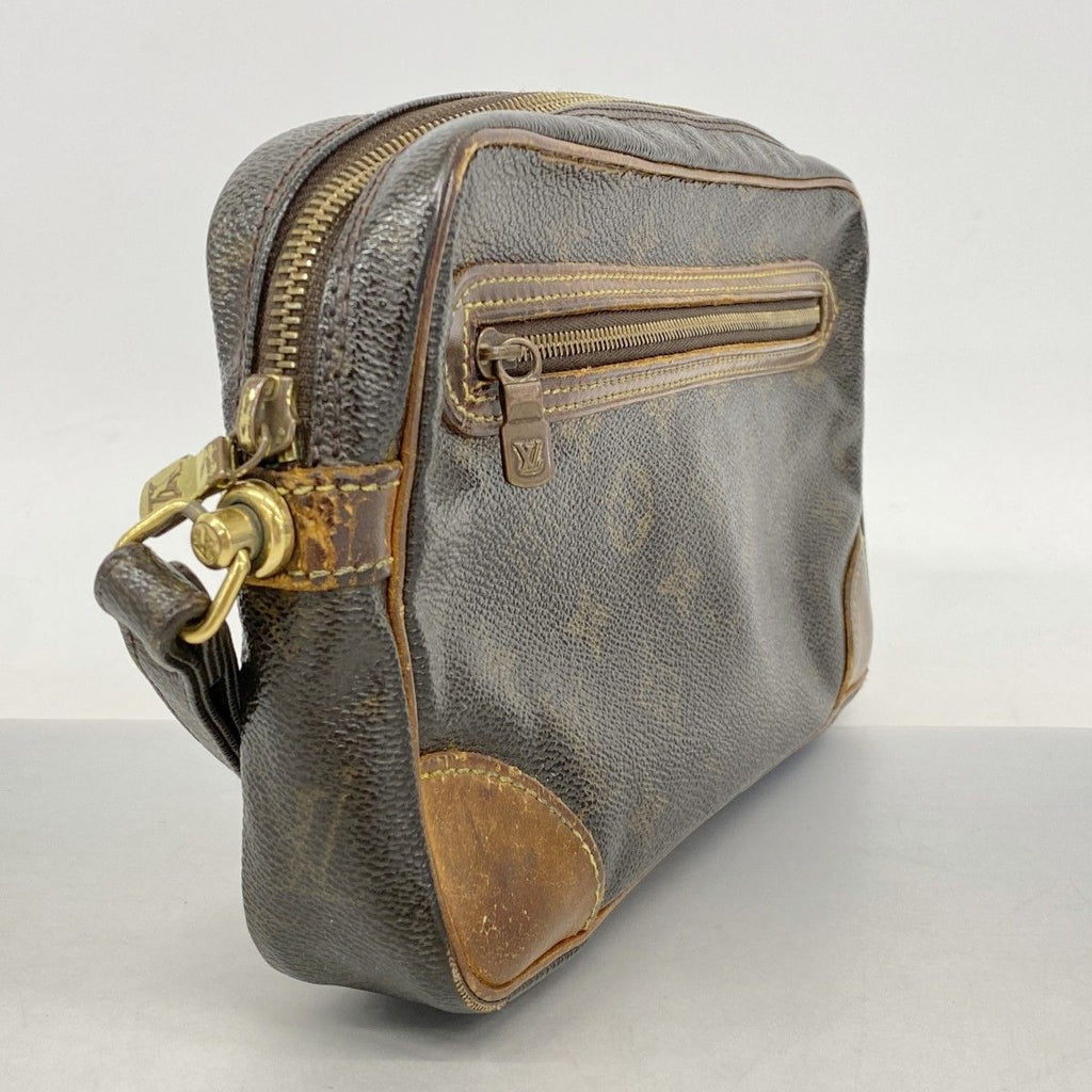 Louis Vuitton Clutch Monogram Marly Dragonne GM Brown — view 2