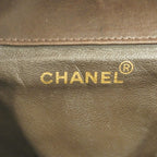 Chanel Backpack Quilted Lambskin Brown Gold — view 5