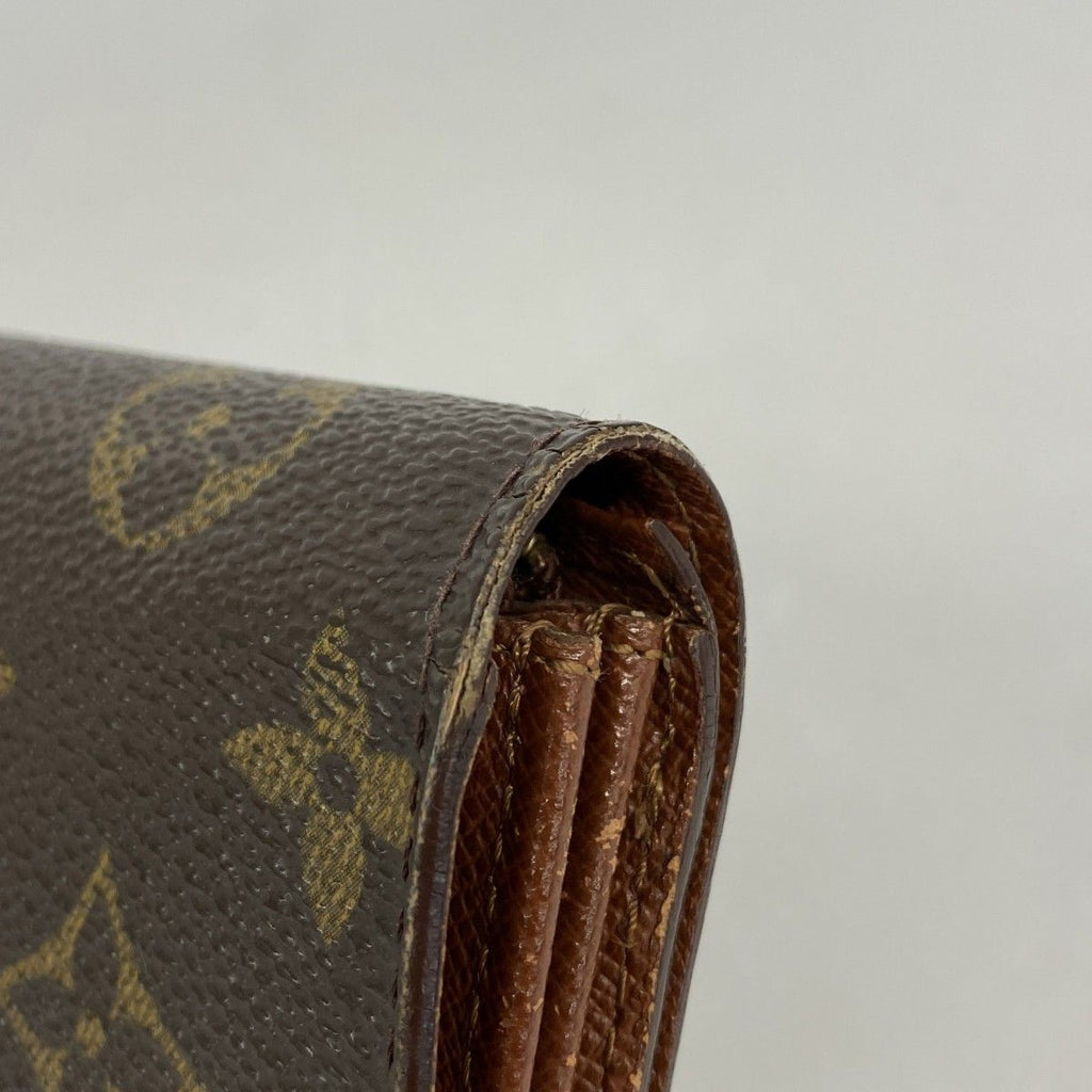 Louis Vuitton Wallet Monogram Porte-Monnaie Zip Brown — view 8