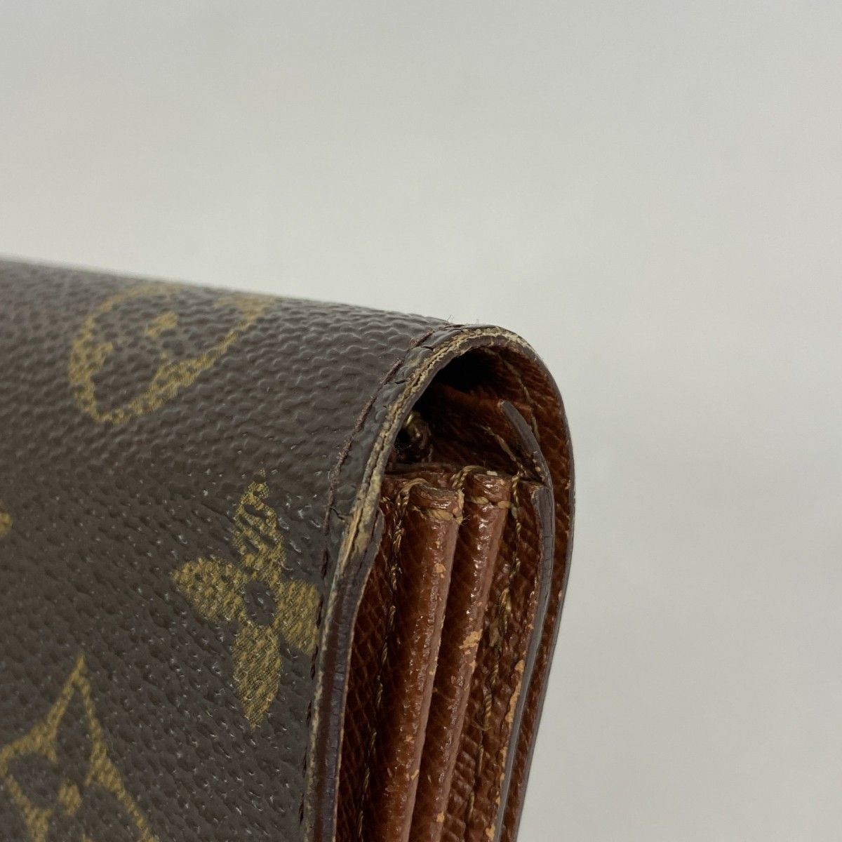 Louis Vuitton Wallet Monogram Porte-Monnaie Zip Brown — view 8