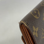Louis Vuitton Wallet Monogram Porte-Monnaie Zip Brown — view 5