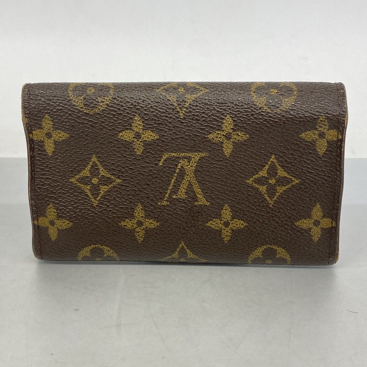 Louis Vuitton Wallet Monogram Porte-Monnaie Zip Brown — view 9