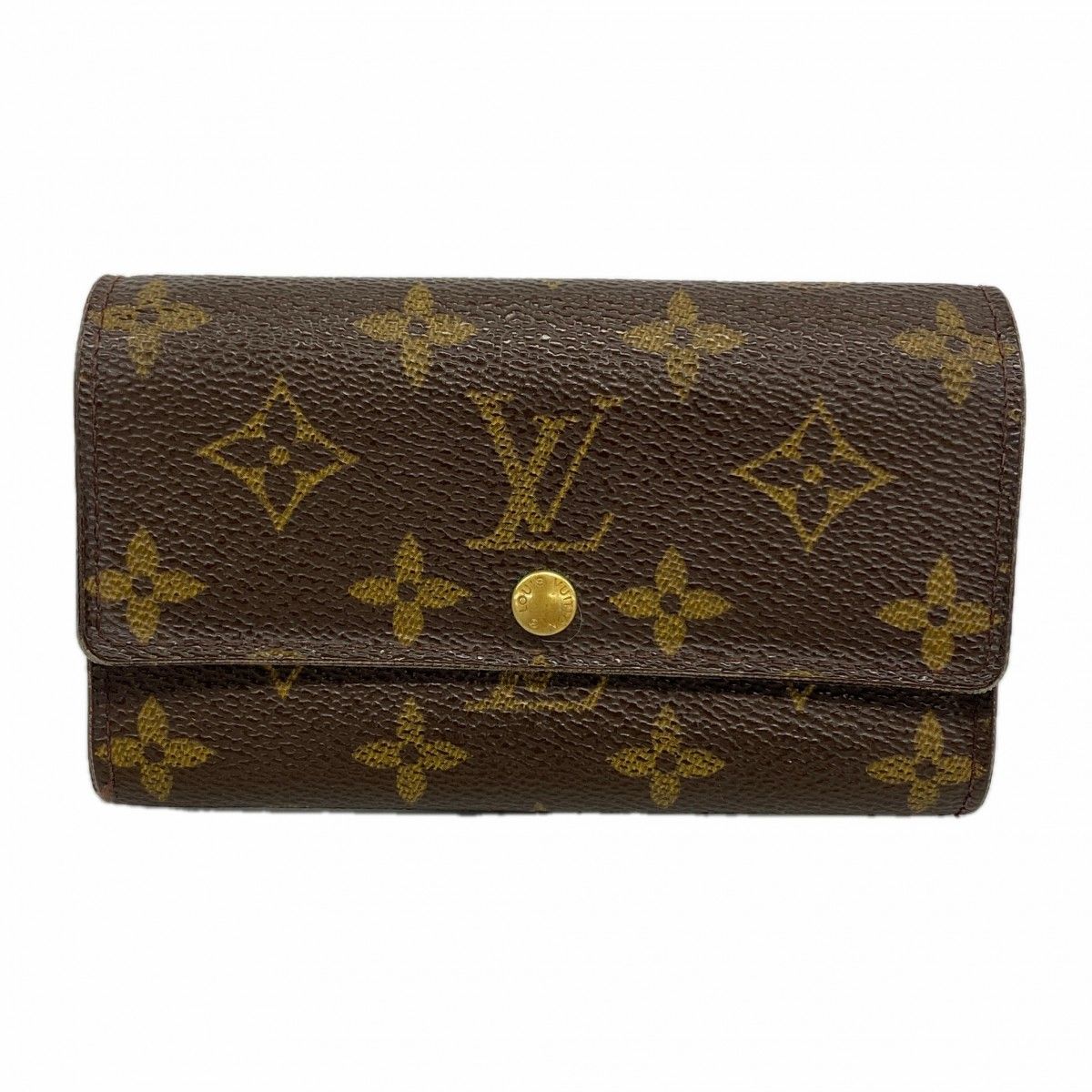 Louis Vuitton Wallet Monogram Porte-Monnaie Zip Brown