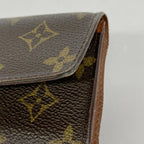 Louis Vuitton Wallet Monogram Porte-Monnaie Zip Brown — view 6