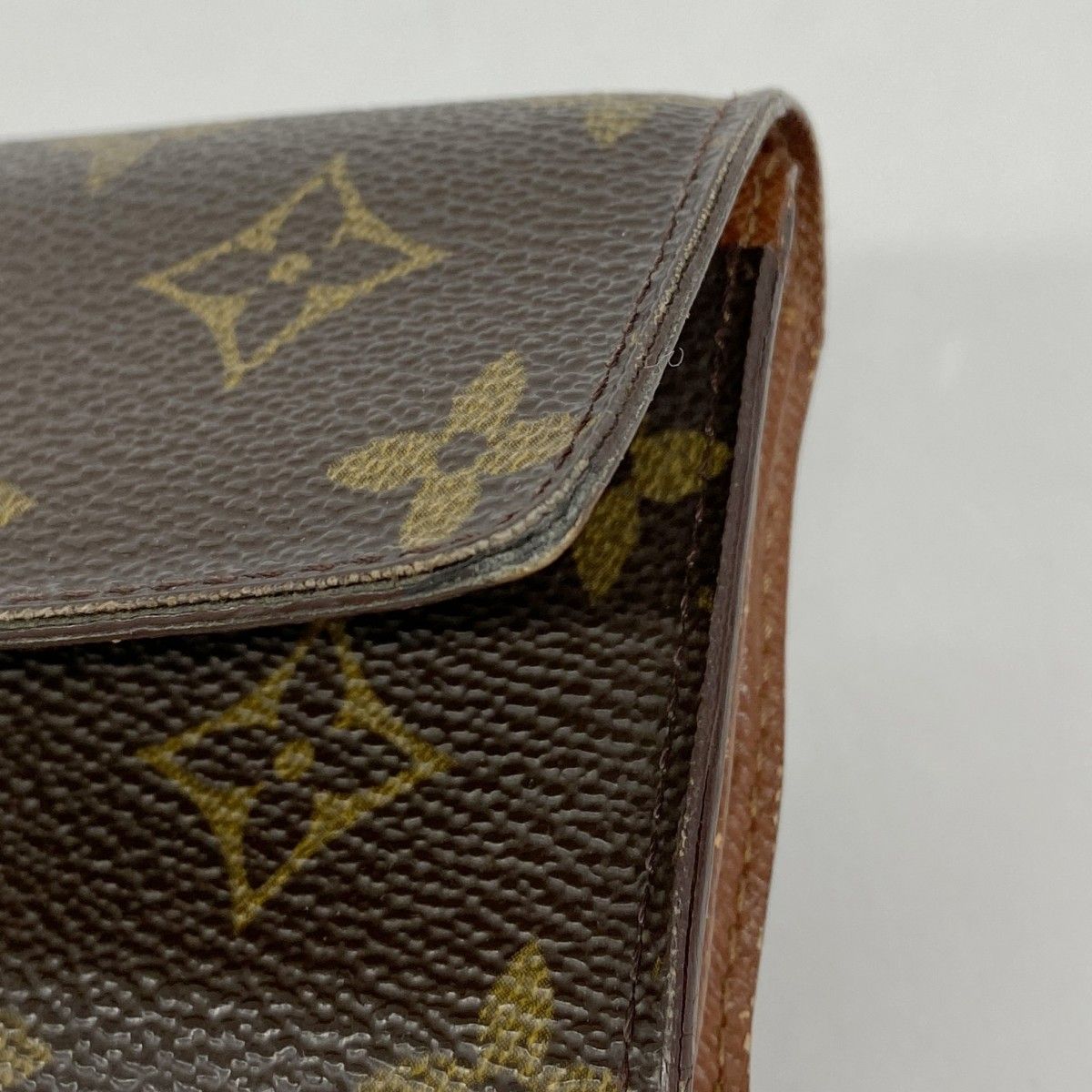 Louis Vuitton Wallet Monogram Porte-Monnaie Zip Brown — view 6