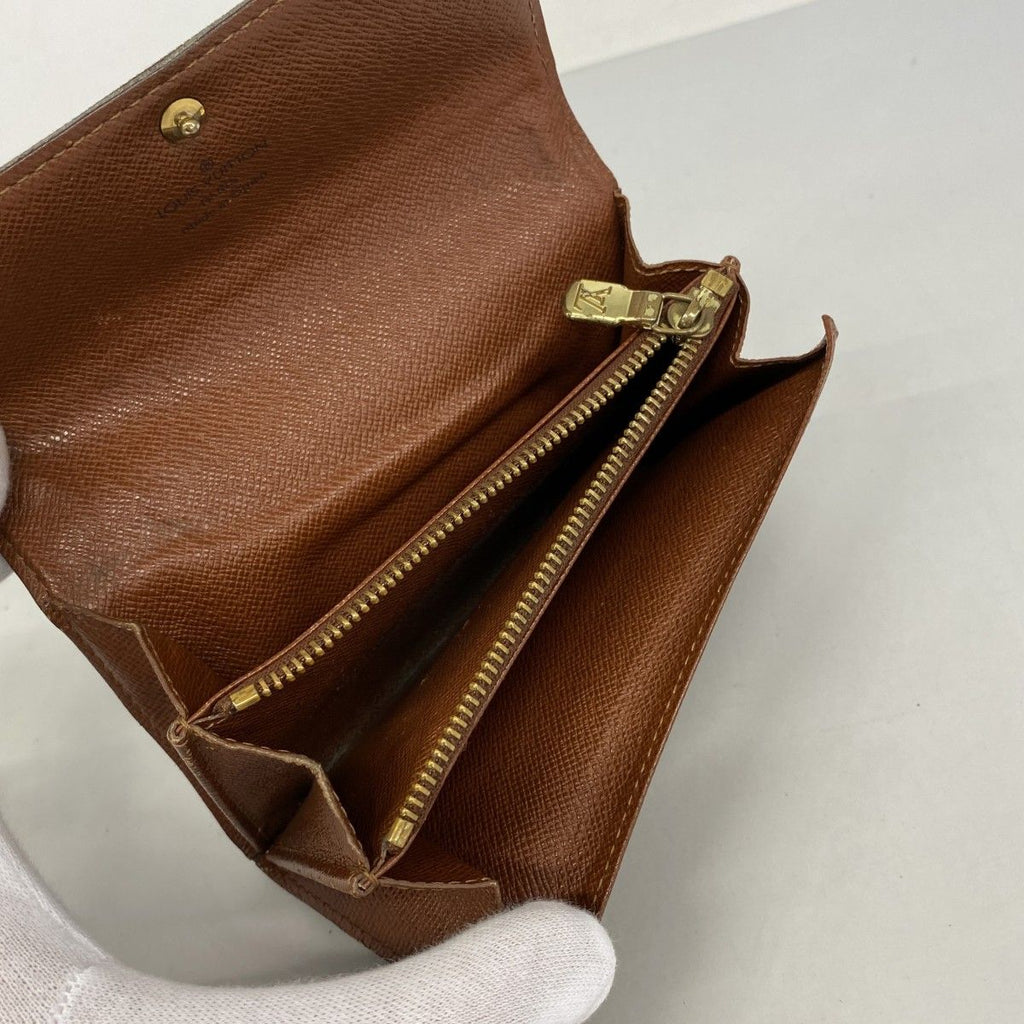Louis Vuitton Wallet Monogram Porte-Monnaie Zip Brown — view 3