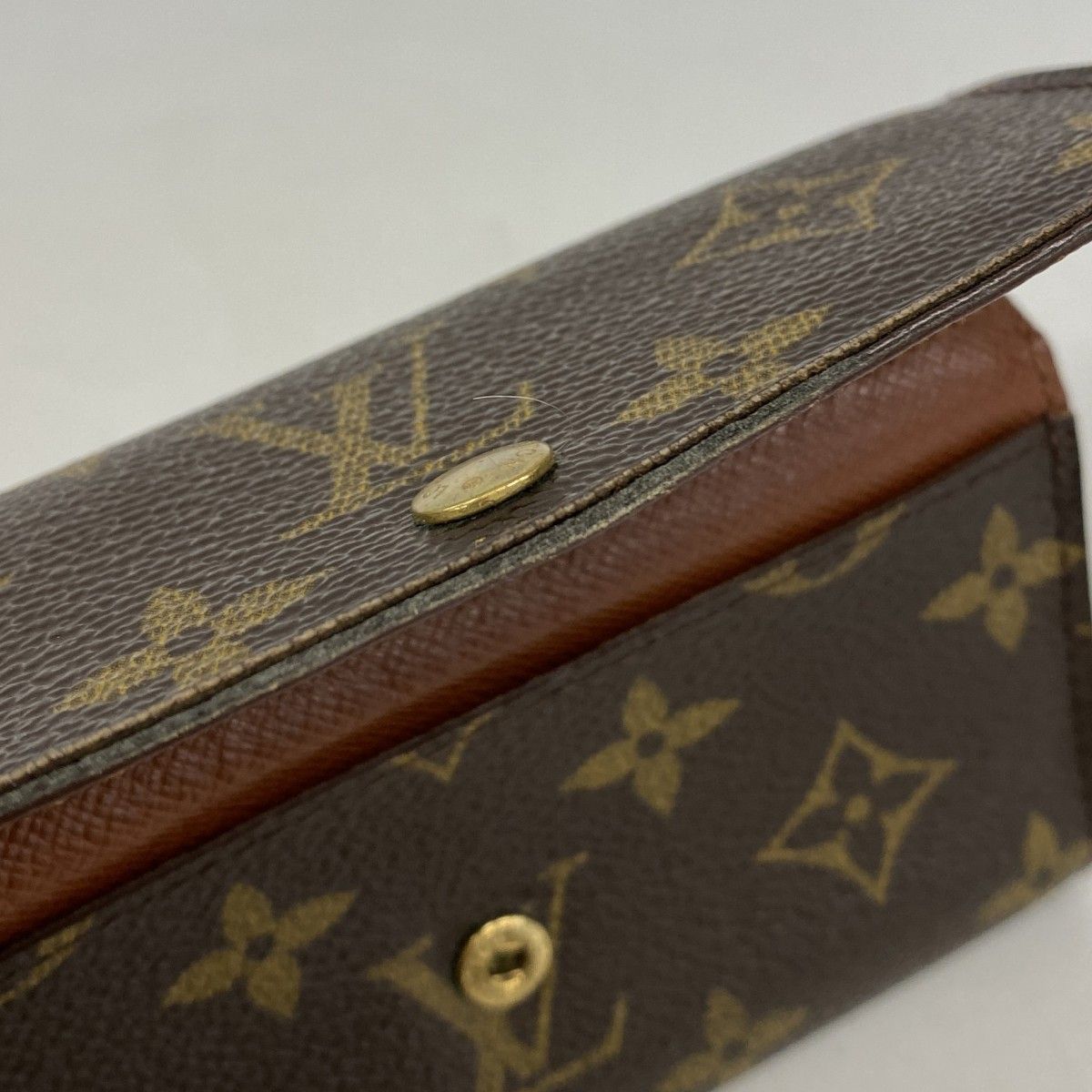Louis Vuitton Wallet Monogram Porte-Monnaie Zip Brown — view 7
