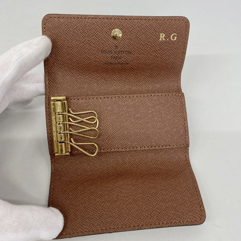 Louis Vuitton Key Case Monogram Multicles 4 Brown Key Holder — view 3
