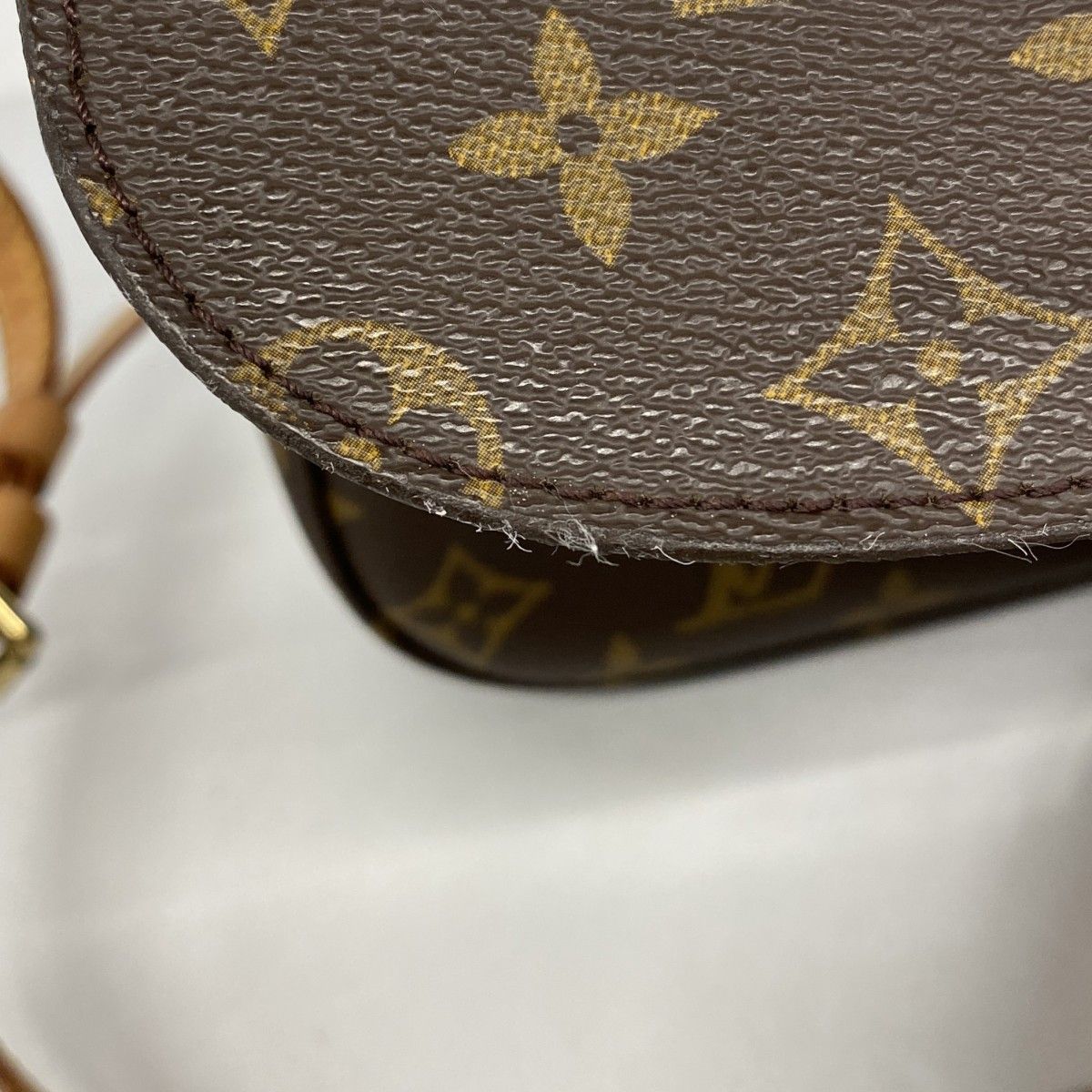 Louis Vuitton Shoulder Bag Monogram Saint Cloud PM Brown — view 8