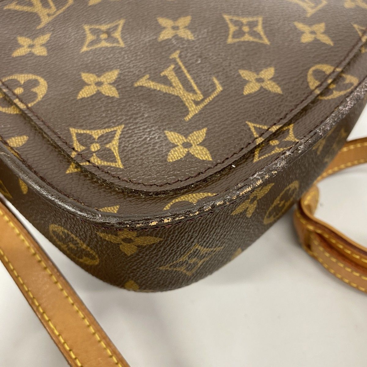 Louis Vuitton Shoulder Bag Monogram Saint Cloud PM Brown — view 6