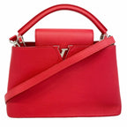 Louis Vuitton Handbag Taurillon Capucines PM Ruby 2-Way