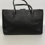 Chanel Tote Executive Leather Black Silver — view 9