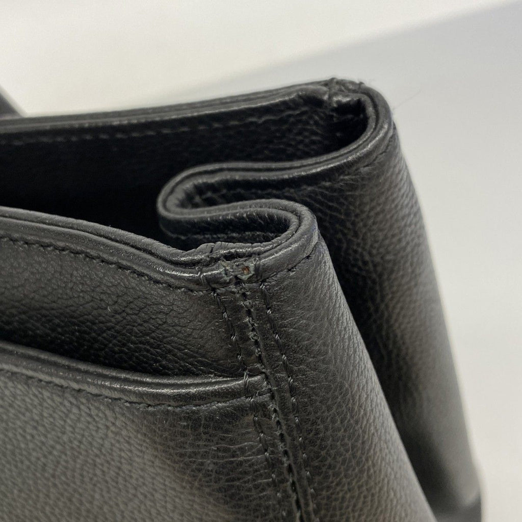 Chanel Tote Executive Leather Black Silver — view 7