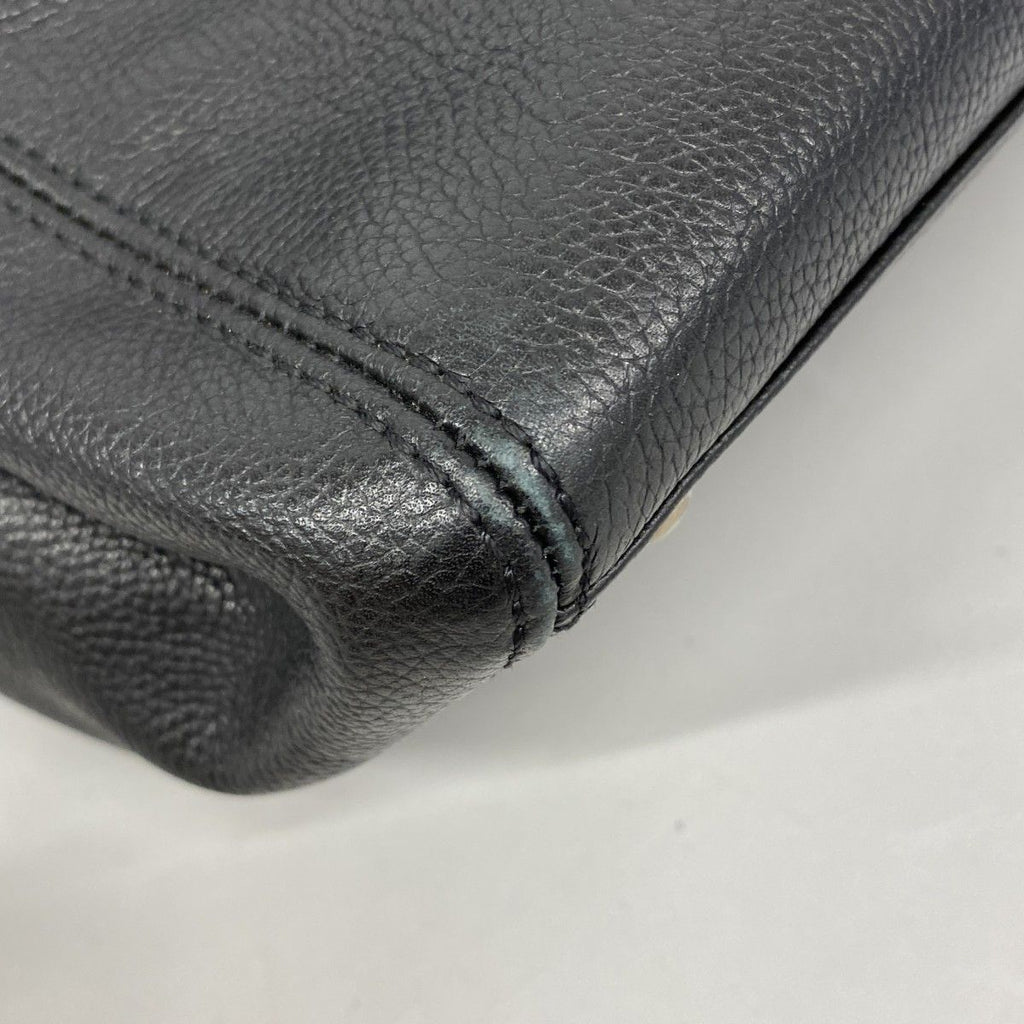 Chanel Tote Executive Leather Black Silver — view 6