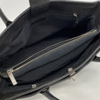 Chanel Tote Executive Leather Black Silver — view 4
