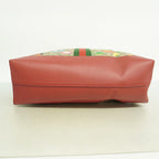 Gucci Tote Ophidia GG Flora Red Multicolor Champagne Gold — view 3
