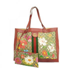Gucci Tote Ophidia GG Flora Red Multicolor Champagne Gold