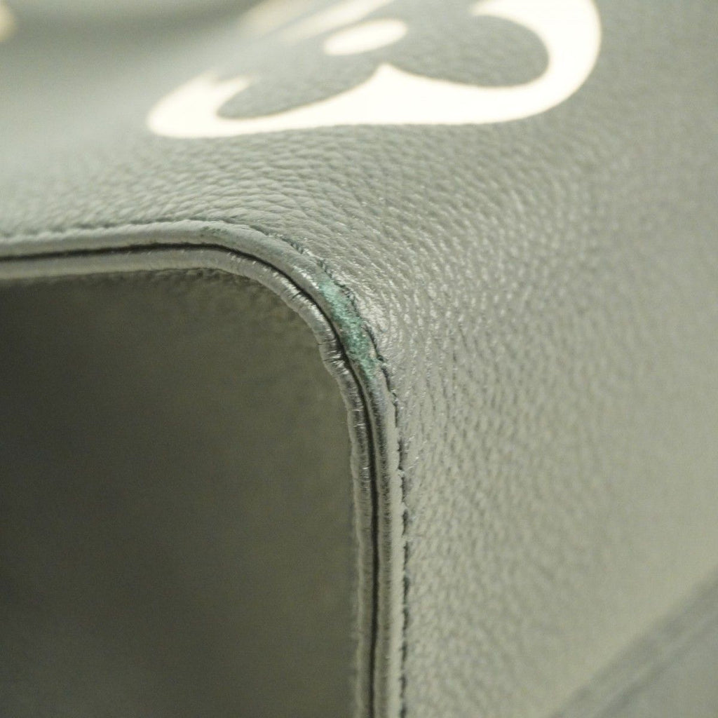 Louis Vuitton Tote Monogram Empreinte Bicolor On The Go MM Black Beige 2-Way — view 6