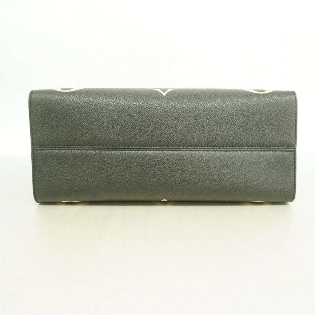 Louis Vuitton Tote Monogram Empreinte Bicolor On The Go MM Black Beige 2-Way — view 3