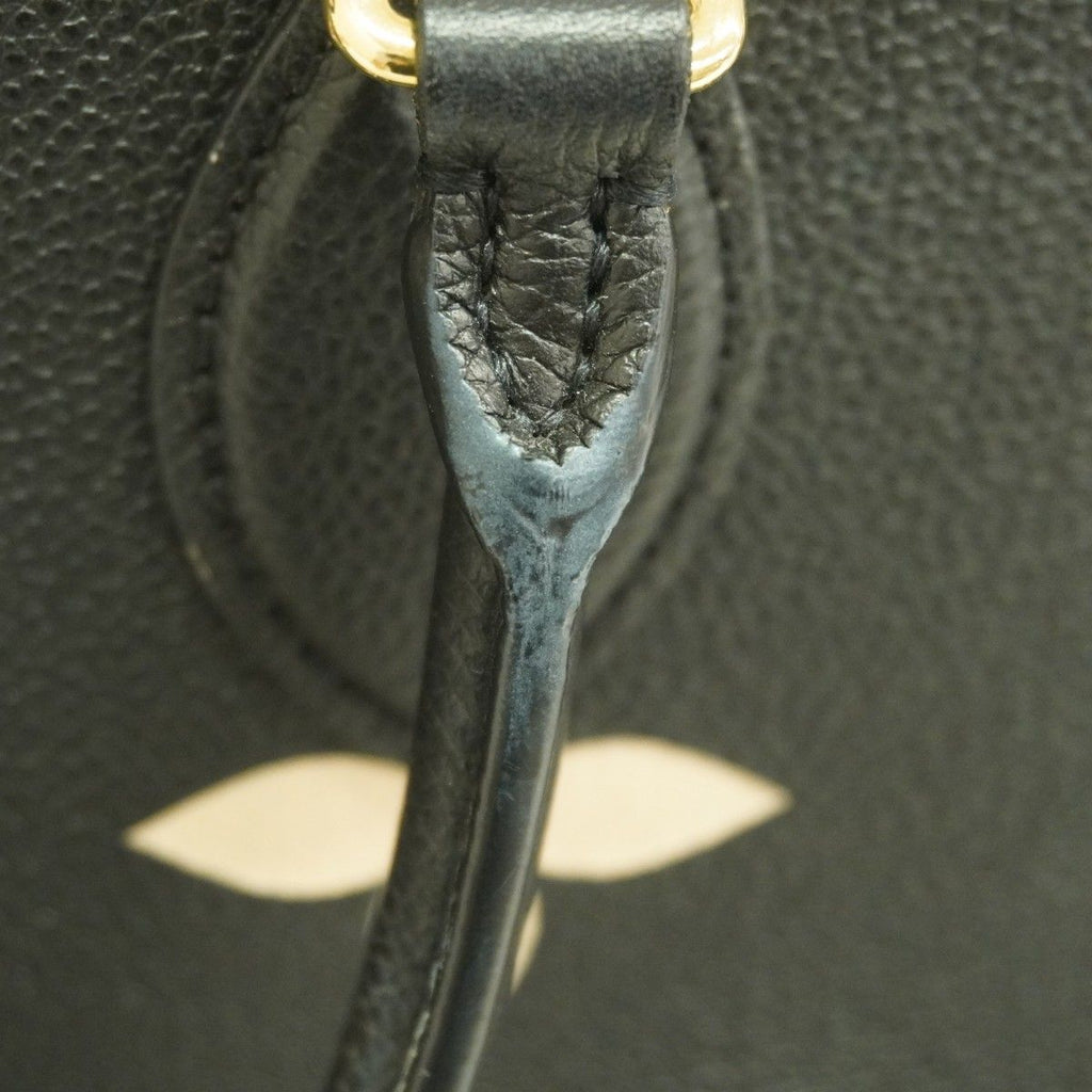 Louis Vuitton Tote Monogram Empreinte Bicolor On The Go MM Black Beige 2-Way — view 7
