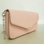 Louis Vuitton Shoulder Wallet Epi Pochette Felicity Rose Velours — view 2