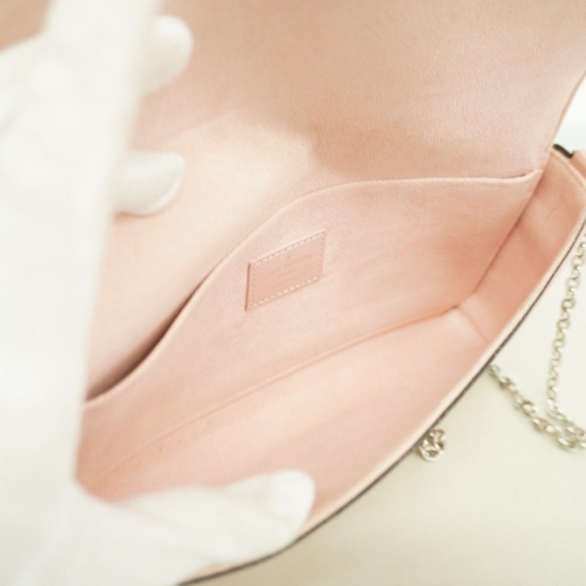 Louis Vuitton Shoulder Wallet Epi Pochette Felicity Rose Velours — view 4
