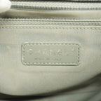Chanel Shoulder Bag Quilted Caviar Leather Black Silver — view 5