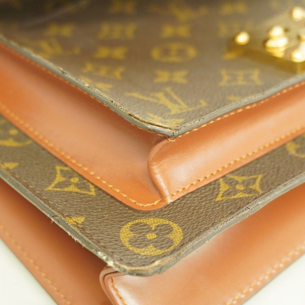 Louis Vuitton Handbag Monogram Monceau 28 Brown 2-Way — view 6