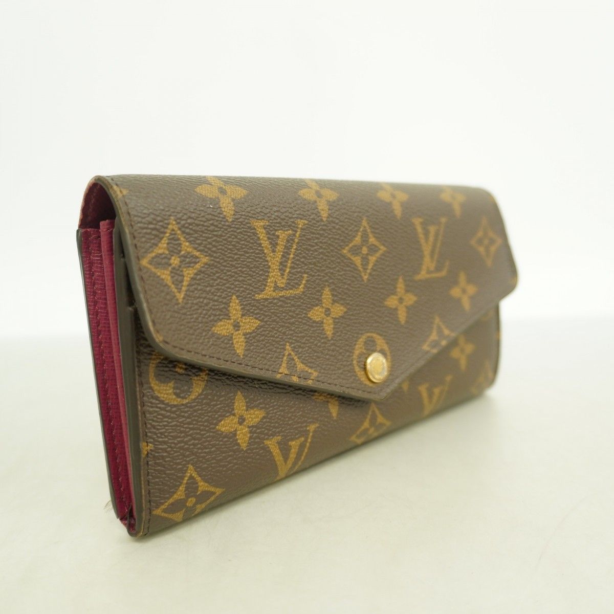 Louis Vuitton Wallet Monogram Portefeuille Sarah Fuchsia — view 2