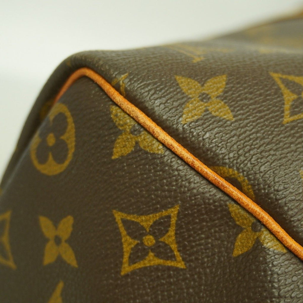Louis Vuitton Boston Bag Monogram Keepall Bandouliere 45 Brown — view 6