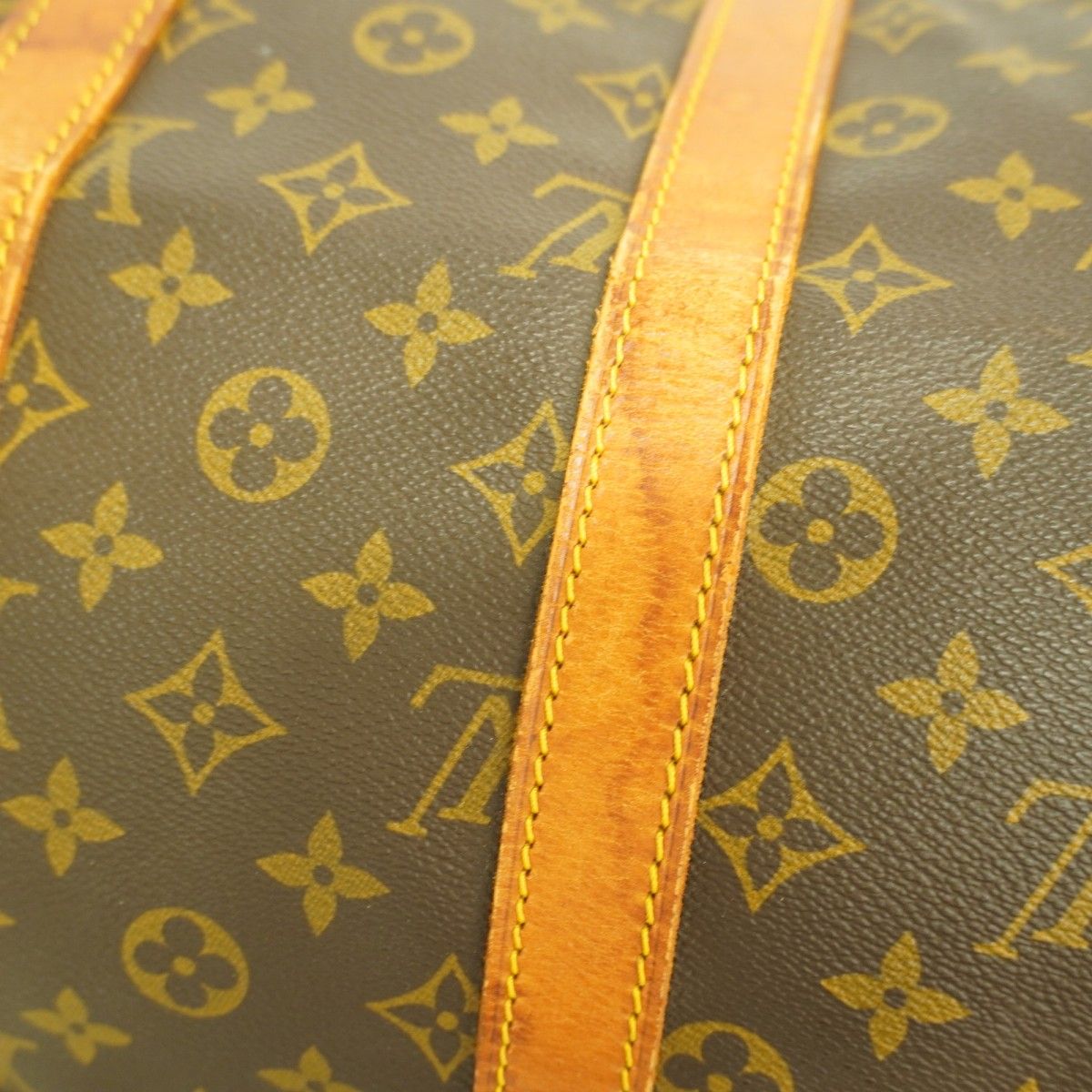 Louis Vuitton Boston Bag Monogram Keepall Bandouliere 45 Brown — view 8