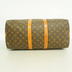 Louis Vuitton Boston Bag Monogram Keepall Bandouliere 45 Brown — view 3