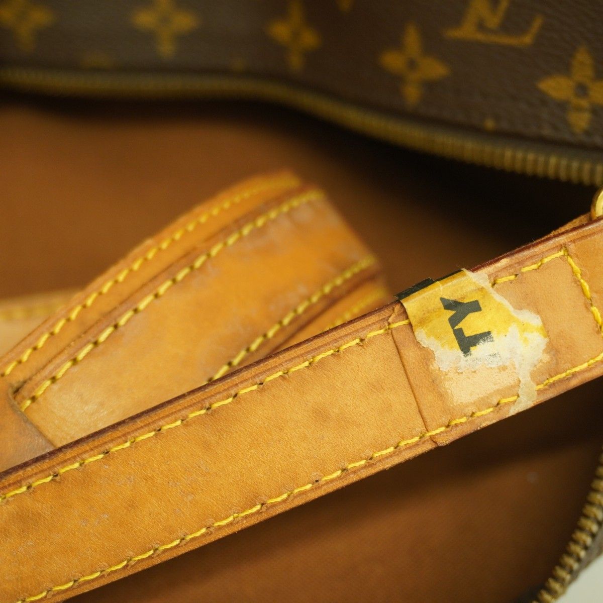 Louis Vuitton Boston Bag Monogram Keepall Bandouliere 60 Brown — view 9