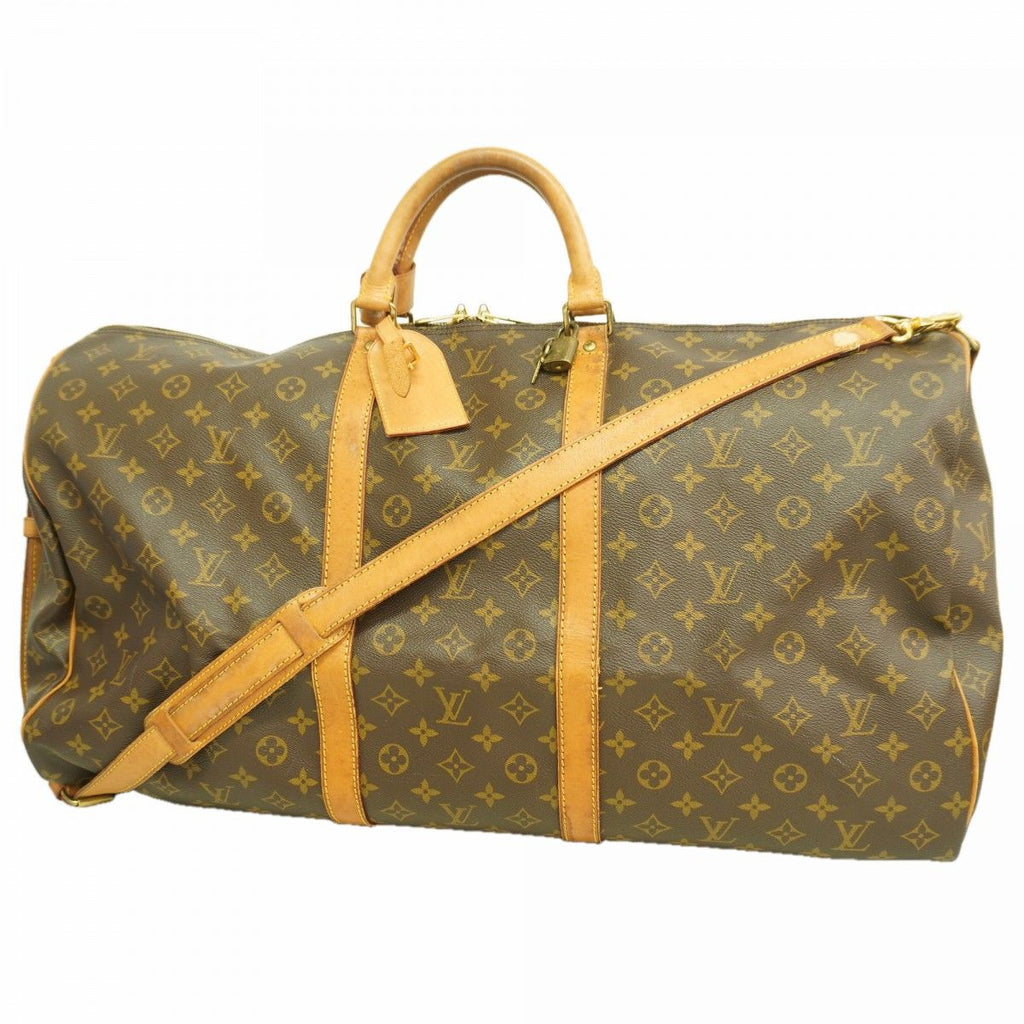 Louis Vuitton Boston Bag Monogram Keepall Bandouliere 60 Brown