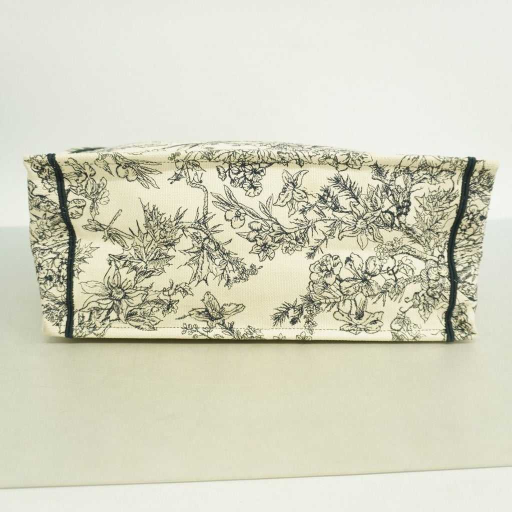 Dior Tote Book Canvas Ivory Navy — view 3