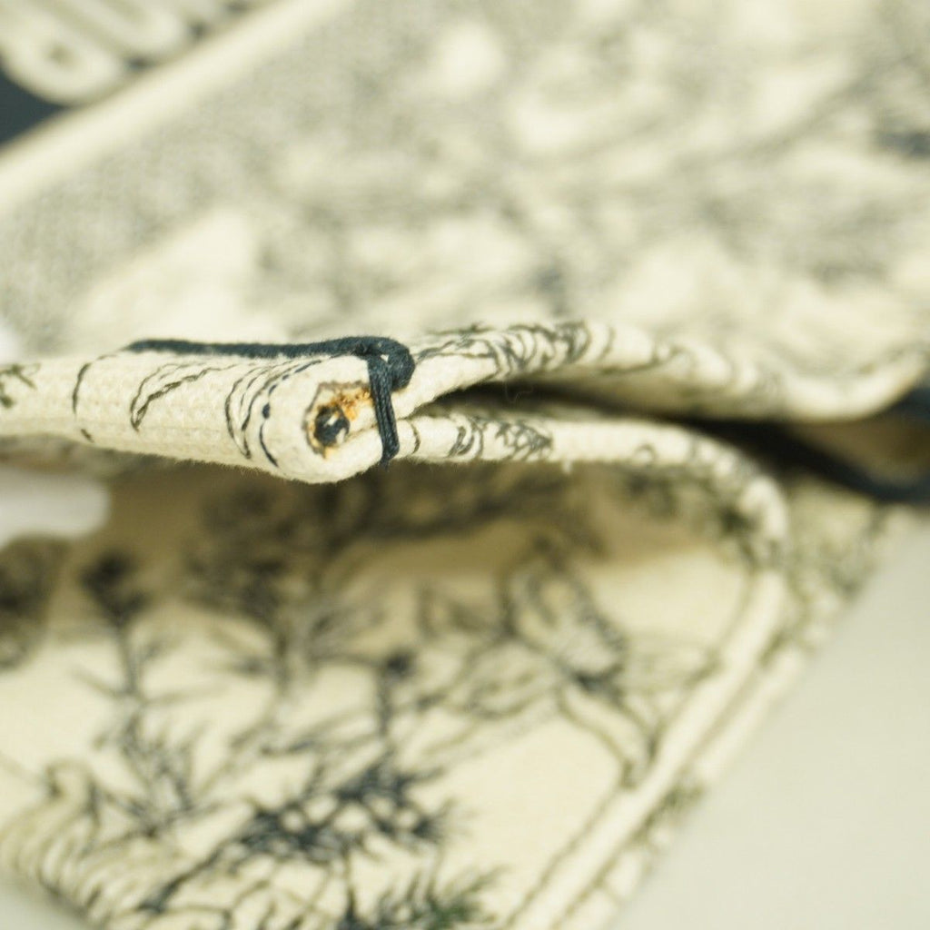 Dior Tote Book Canvas Ivory Navy — view 6