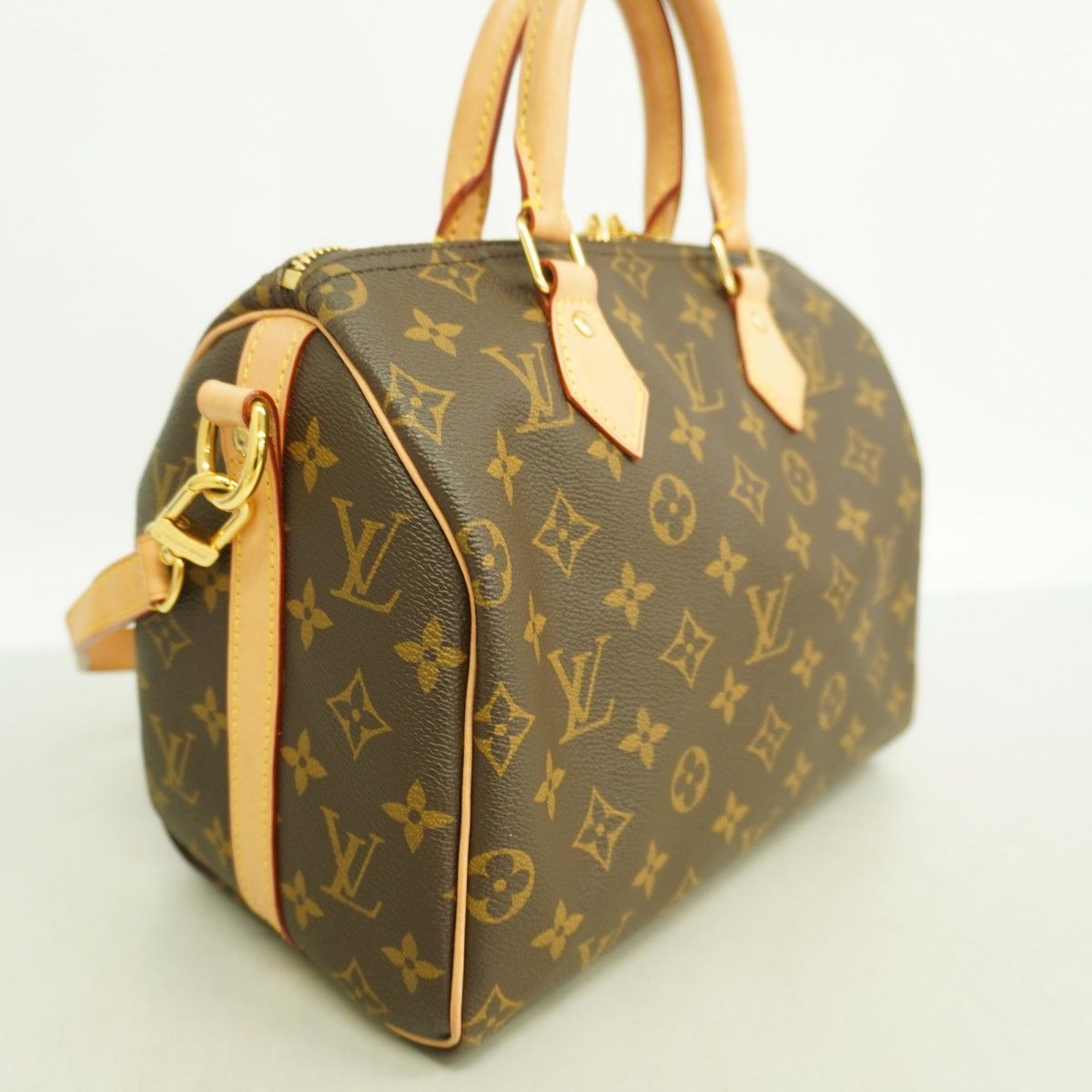 Louis Vuitton Handbag Monogram Speedy Bandouliere 25 Brown 2-Way — view 2